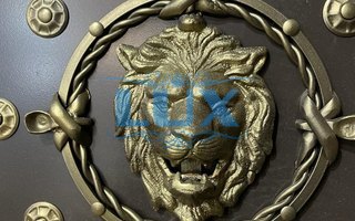 стальная дверь ДСК - 40 с порошковым покрытием и декоративной ковкой